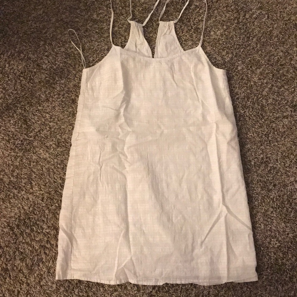 Volcom white linen dress